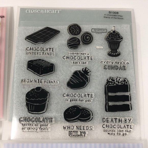 CTMH stamp bundle of 4 My Acrylix sets - Picture 3 of 6